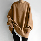 Oversized Pullover with Structured Texture and Loose Fit for Women